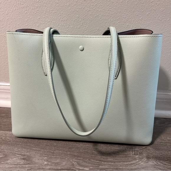 Never Used Kate Spade All Day Tote in mint green color with removable wristlet - Picture 3 of 7